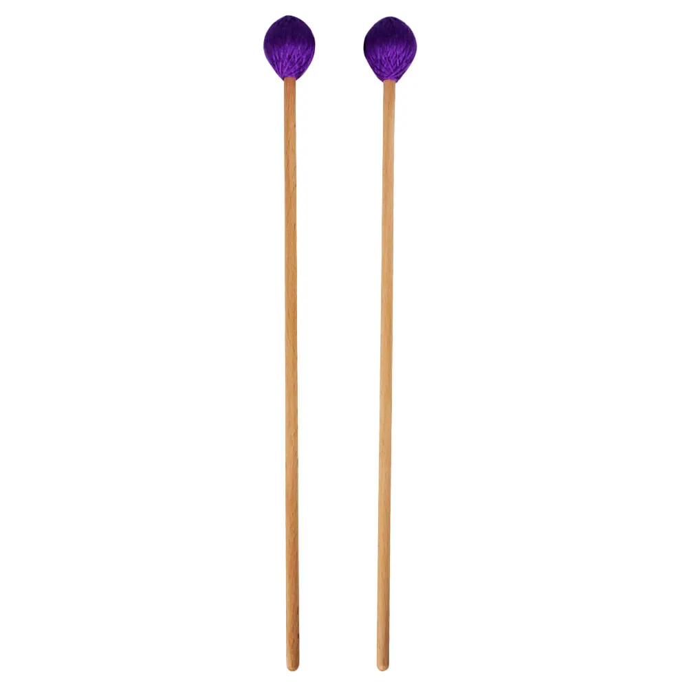 

2 Pcs Double Marimba Hammer Felt Nylon Core Musical Instrument Accessories Sticks