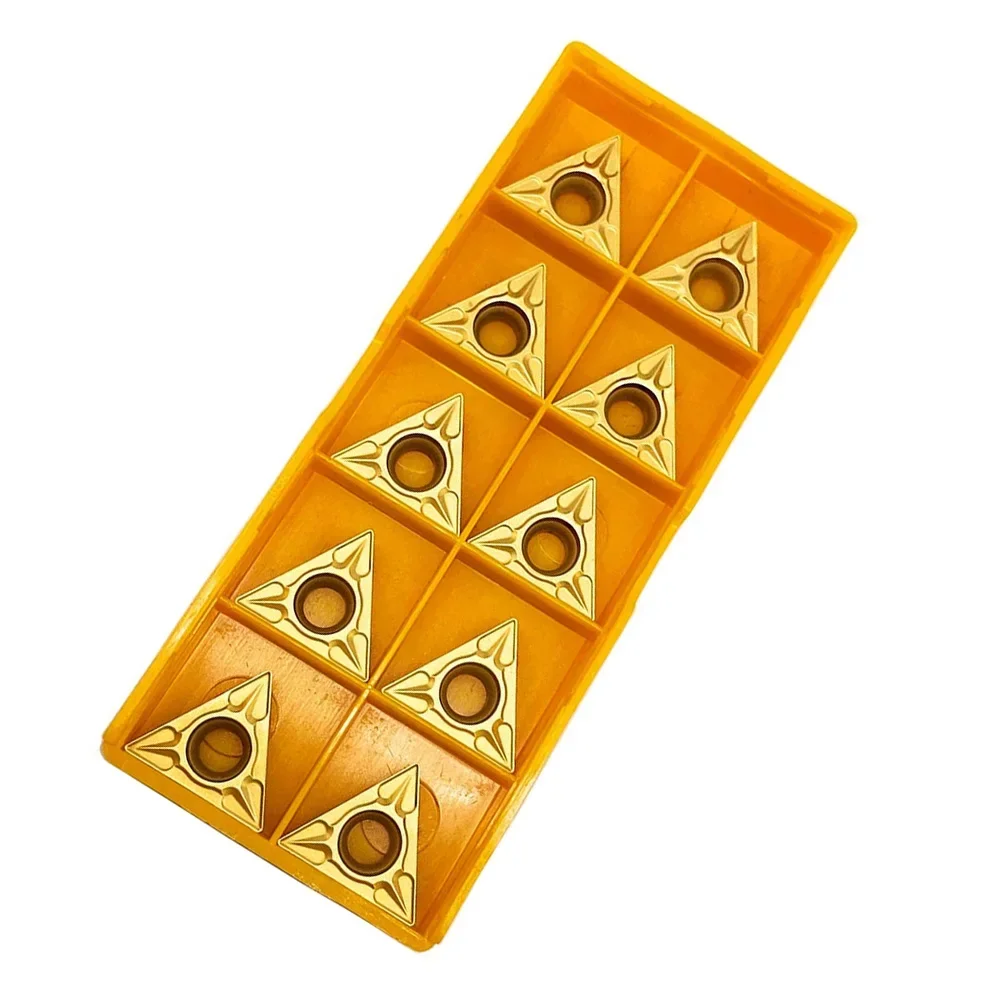

10pcs TCMT16T304 Carbide Inserts TCMT 32.51 For 1/2" Lathe Turning Tool For Major Trimming Rough Machining Semi-fine Machining