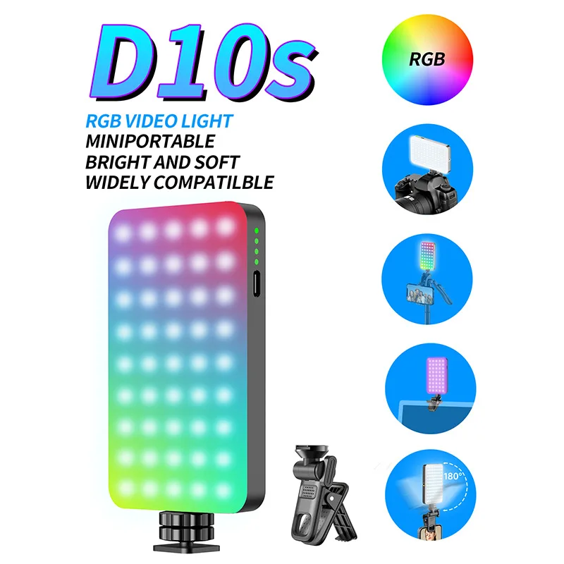 

mobile led light rgb lighting for photography phone light for selfie lighting for phone portable led light for video recording