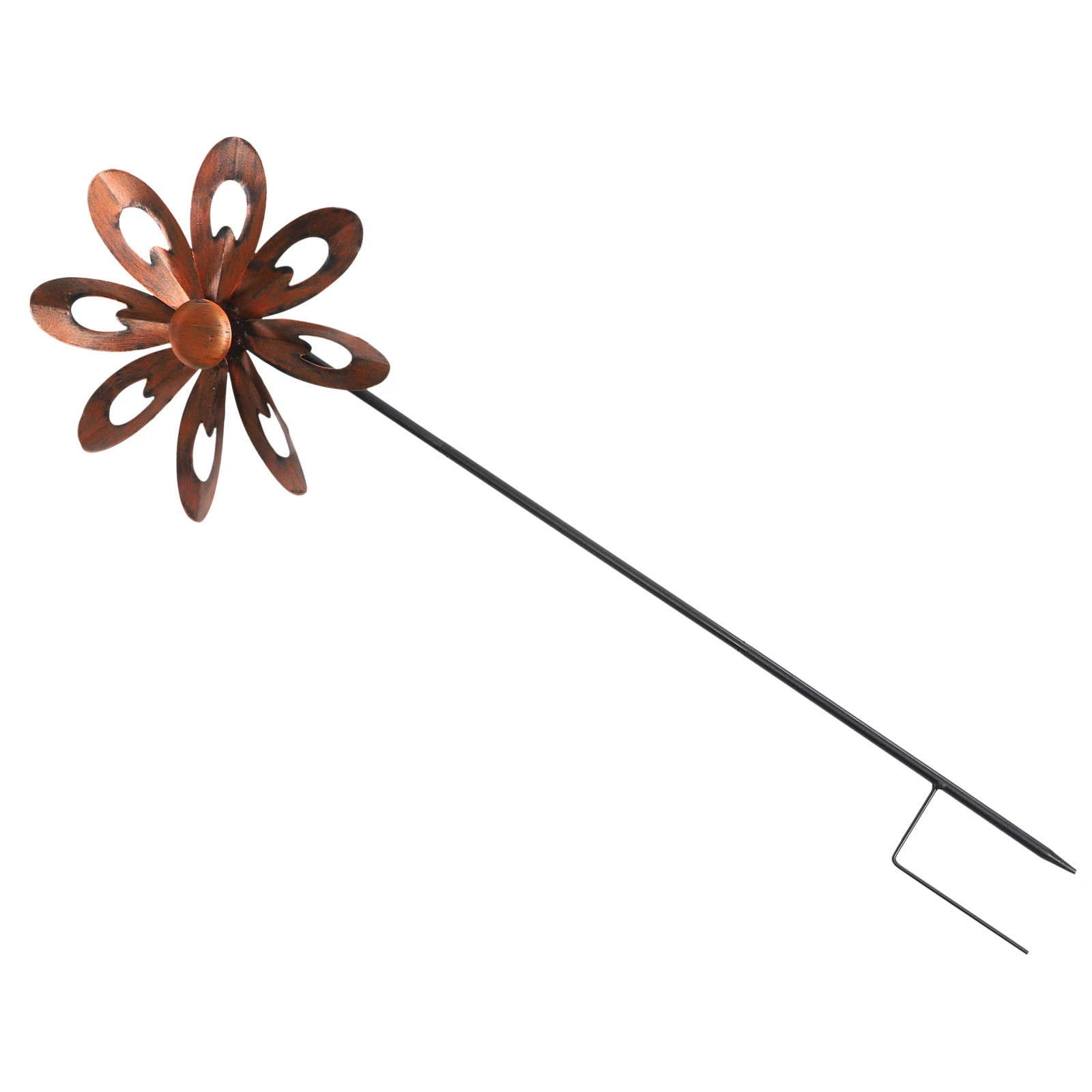 

Rotating Sunflower Windmill Decoration Sturdy Iron Easy Use Long Life Garden Park Scene Outdoor Metal Crafts Pinwheel Adornment