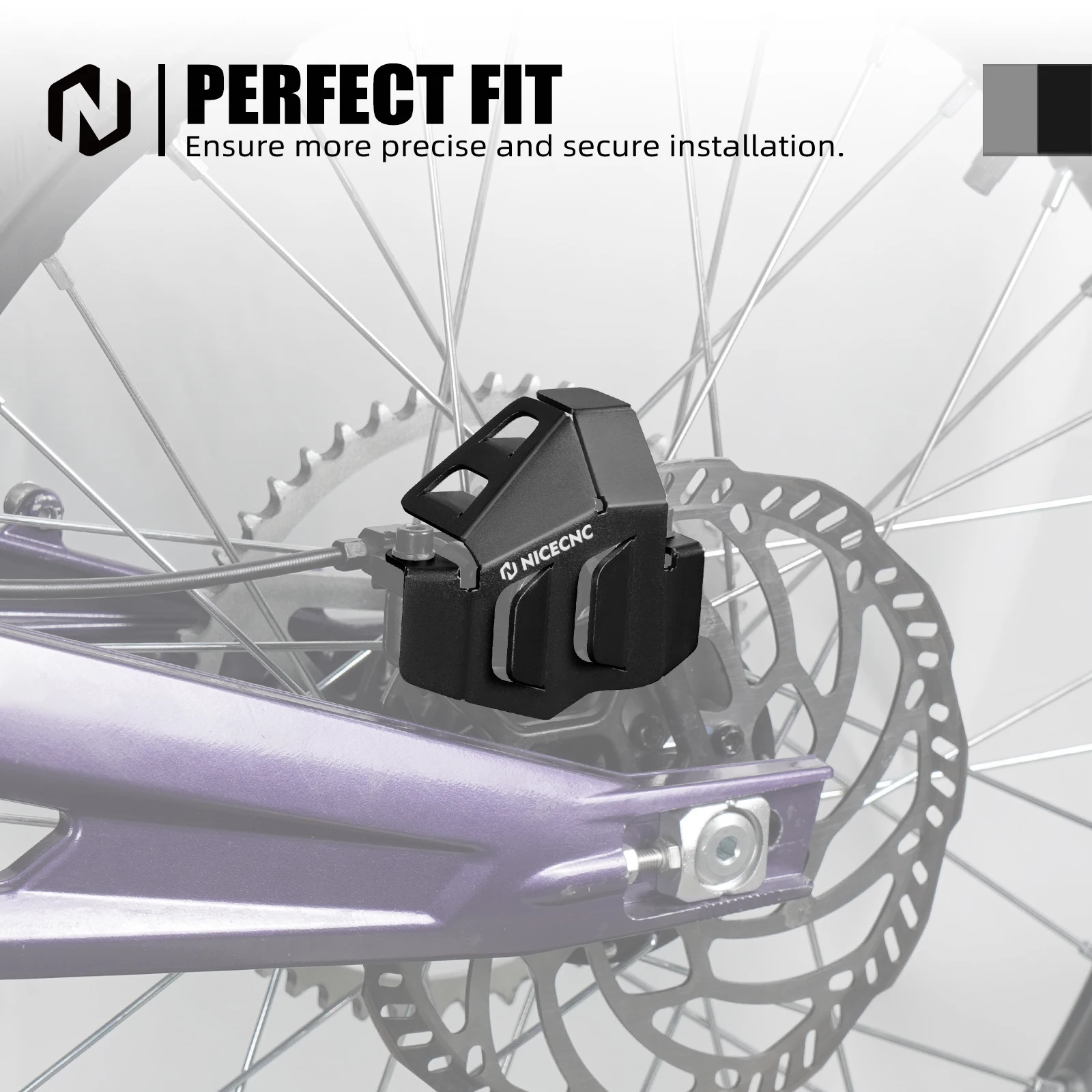 NICECNC For Surron Light Bee X Rear Brake Caliper Guard For Sur-Ron Light Bee S L1E For Segway X160 X260 Electric Dirt Bike - Image 6