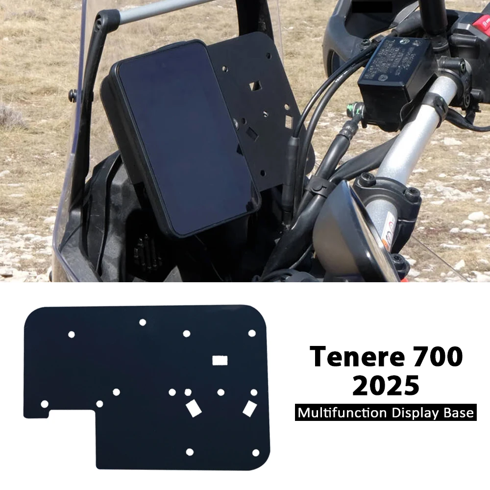 

Для Yamaha Tenere 700 Многофункциональная база дисплея TENERE 700 2025 GPS-стабилизатор Держатель навигации Комплект для замены приборной панели