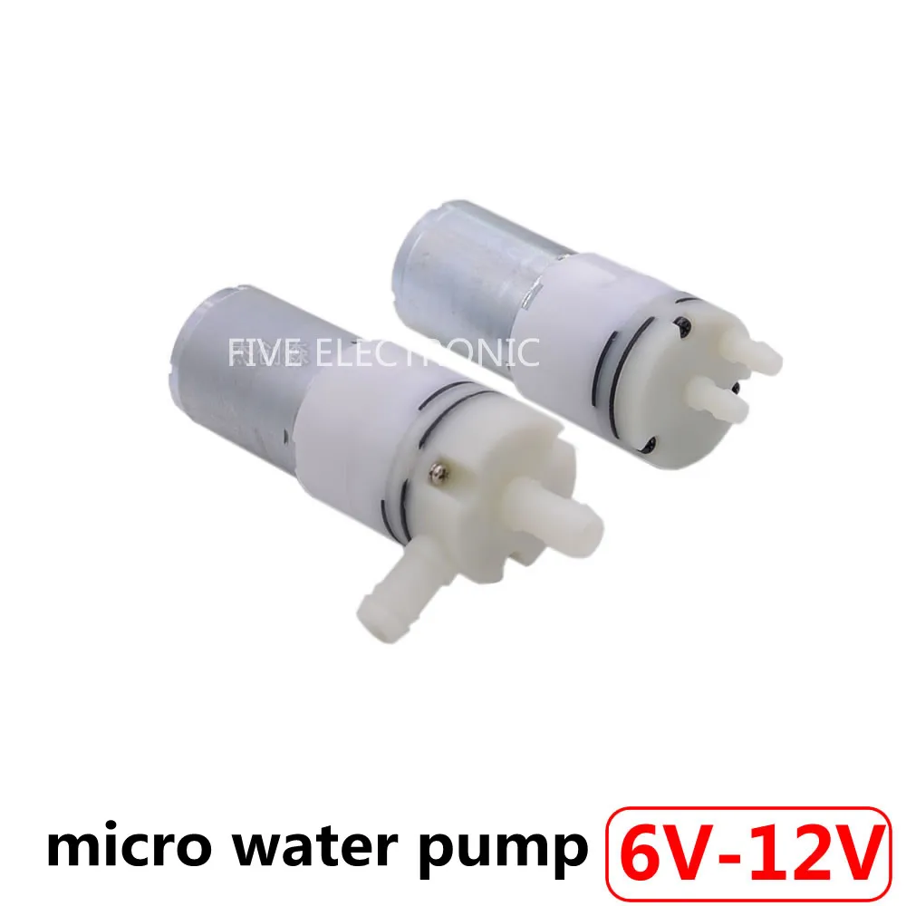 

370 Self-priming Pump 6V12V Micro DC Pump Electric Watering Flower Fish Tank Tea Small Water Pump