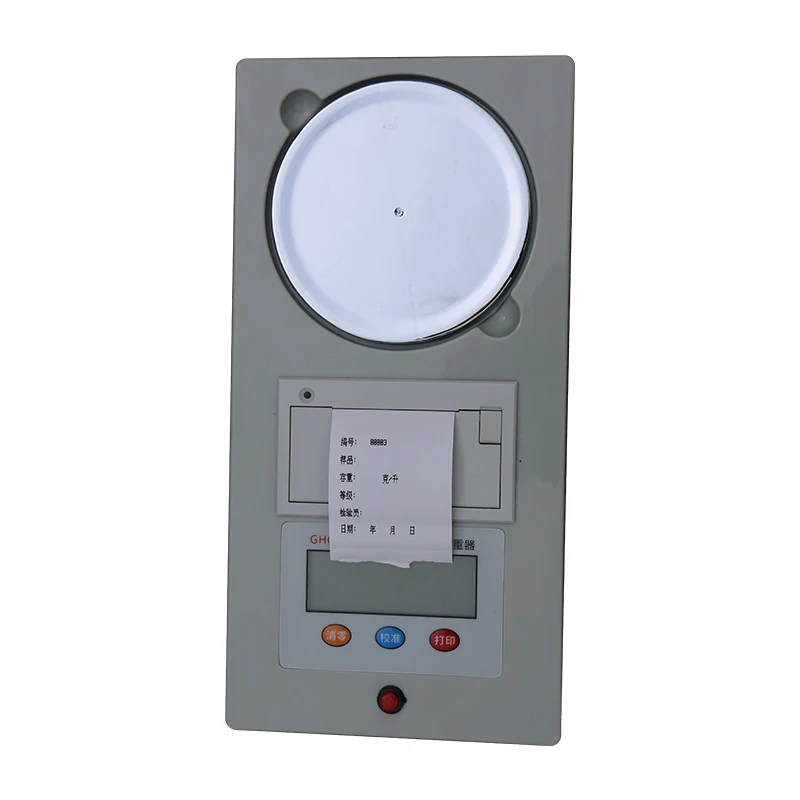 Grain Electronic weight Tester GHCS-1000AP Wheat Corn Test weight Tester Grain test weight Tester with Printing Function