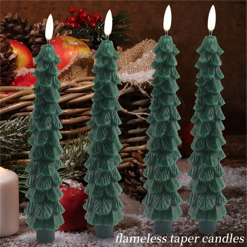 AT02-8X محاكاة شمعة مصباح البارافين الديكور مع مصباح النمذجة جو التحكم عن بعد #4