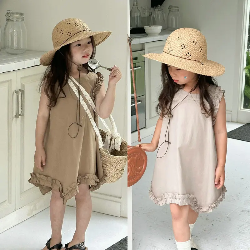 

Girls Casual Dresses Sweet toddler girls summer dress new style summer dresses girl clothing children clothing thin