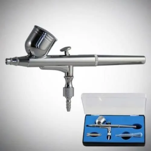 JOYSTAR 0.3mm Gravity Feed Dual-Action Airbrush Paint Spray Gun Kit Set