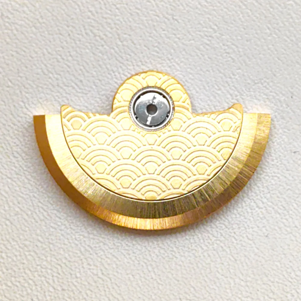 Золотой автоматический ротор NH35, роторный молоток, часть, подходит для NH36 NH38 NH39 7S26 NH35, ротор с вращающимся грузом
