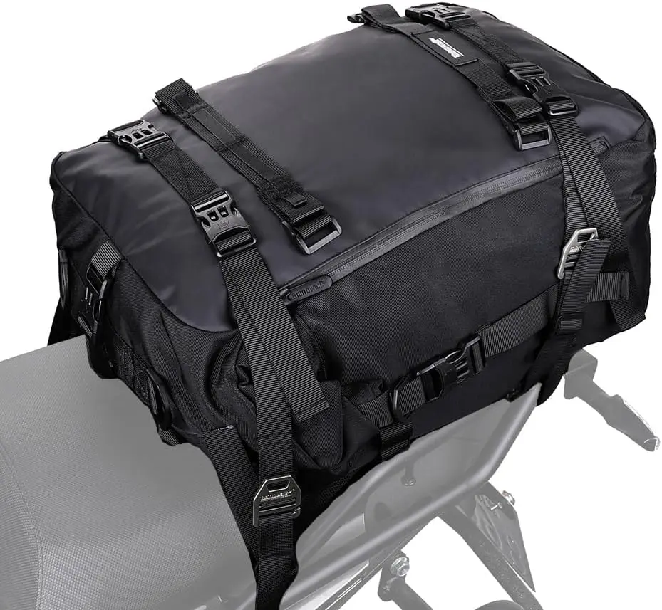 

Motorcycle Tail Bag 30L Waterproof Motor Pannier Travel Luggage Motorbike Rear Rack Trunk Storage Professional Accessories