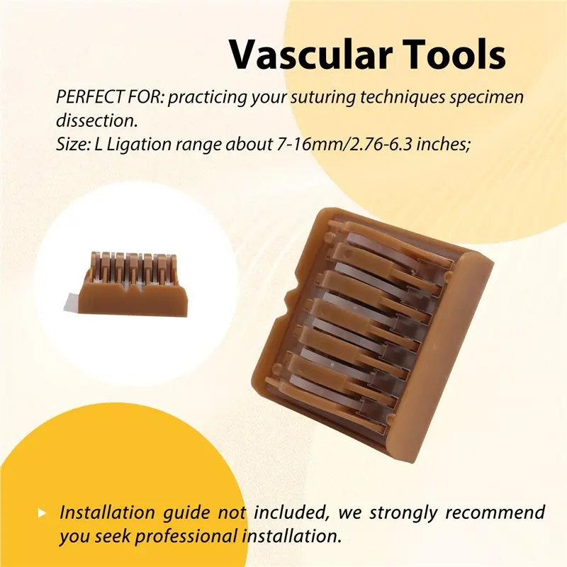 Reliable-Plastic Laparoscopic Polymer Ligation Clips Hemolok Clips Endoscopy Surgery Vascular Clips Tools,Plastic Laparo