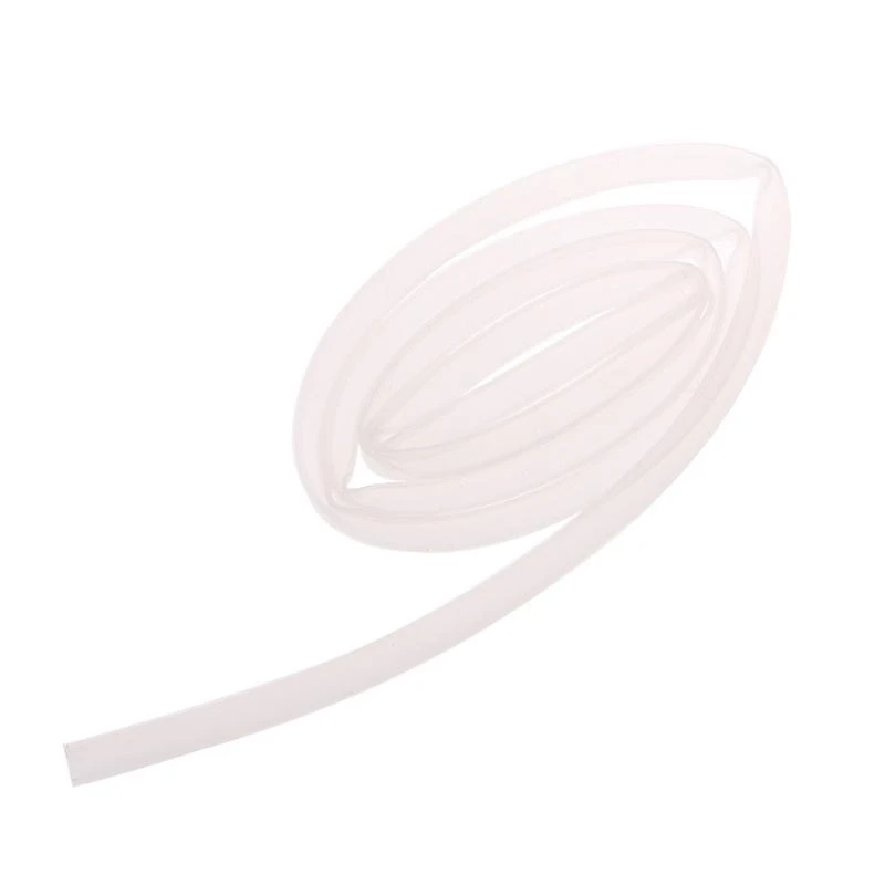 57BE 8mm x 10mm OD Silicone Tube Flexible Hose Pipe 1m Transparent