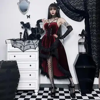 10 best sales Rotes Gothic-Kleid - №10