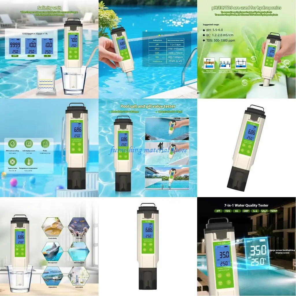 

Y5GD Integrated Water Quality Tester Denial Battery Denial Reagent Powder Required For Home Outdoor Use