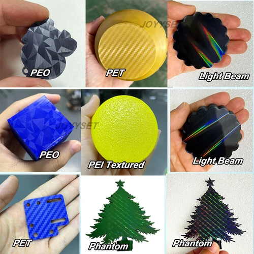 Imagen 2 del producto Hoja PEO PET PEI para artillería, placa de construcción Genius/Hornet, hoja de acero con resorte para cama térmica Genius Pro, doble cara para Anycubic Kobra2