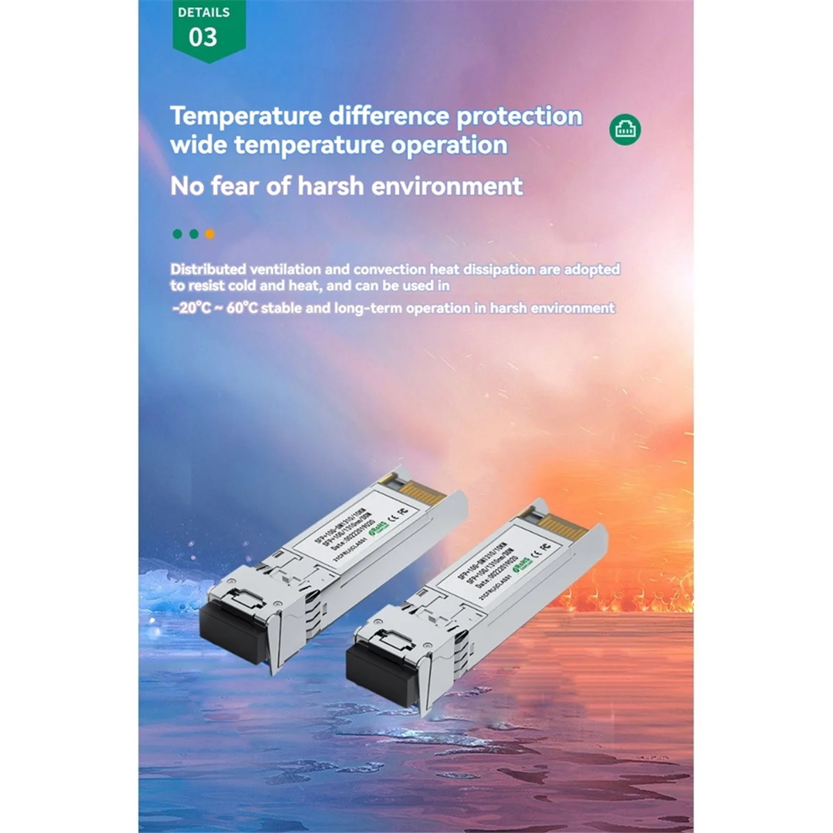 

A49T 2Pc 10G SFP+ Optical Fiber Module 1310NM LC Single Mode Dual Fiber Transceiver Compatible with Network Router Switches,A