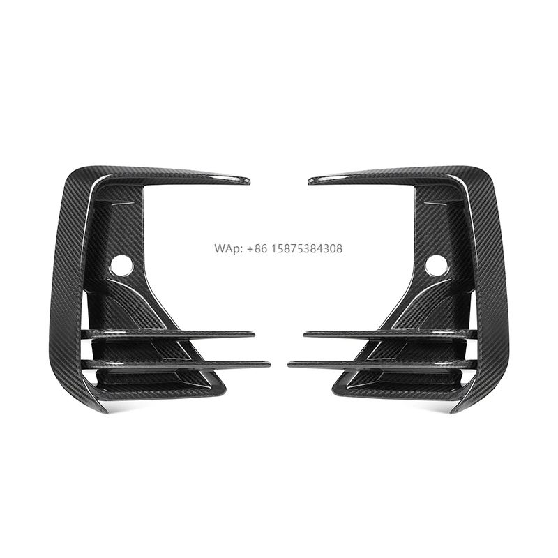 

G01 LCI 2022+ Dry Carbon Fiber SQ Style Front Fender Vent for X3 G01 G08 BEV X4 G02 Front Vent Trim Cover