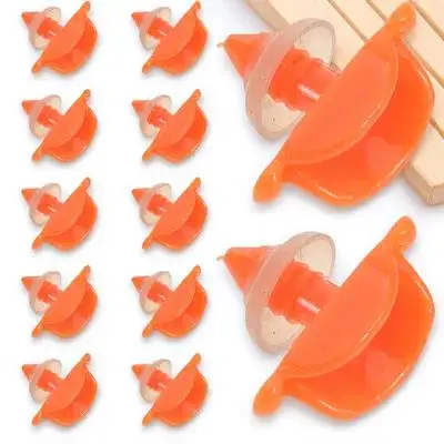 

50pcs Making Inserts Threaded Lip Edge Design Accessories For Diy Plastic Duck Mouth For Duck Plastic Inserts Animal Crafts