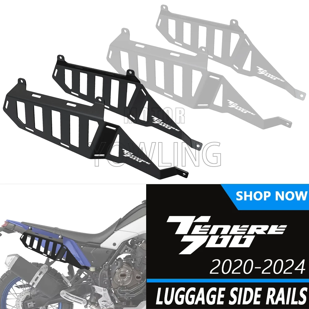 

Side Luggage Racks Saddlebag Support Bracket For Yamaha Tenere 700 / Rally / T7 / World Raid 2020 2021 2022 2023 2024 2025 2026