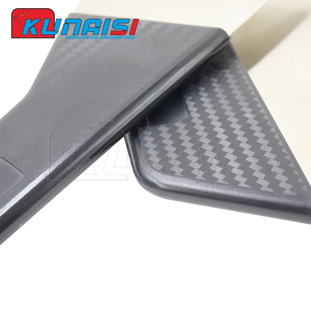 KUNAISI Trapezoidal Plastic Squeegee Scraper for Vinyl Car Wrapping Window Film Tinting Carbon Fiber Sticker Installation Tool
