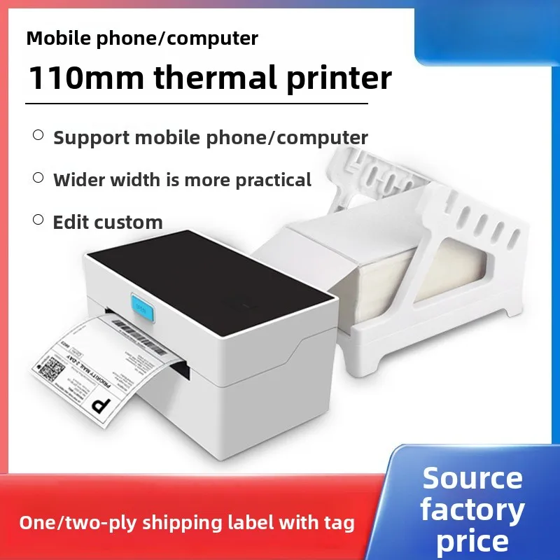 4 Inch Delivery Electronic Surface Sheet Label Printer Barcode Label Printer Self-adhesive Thermal Label Machine