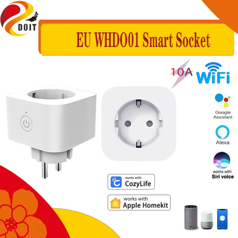 CozyLife Homekit WiFi Smart voice control phone remote European standard plug 10A