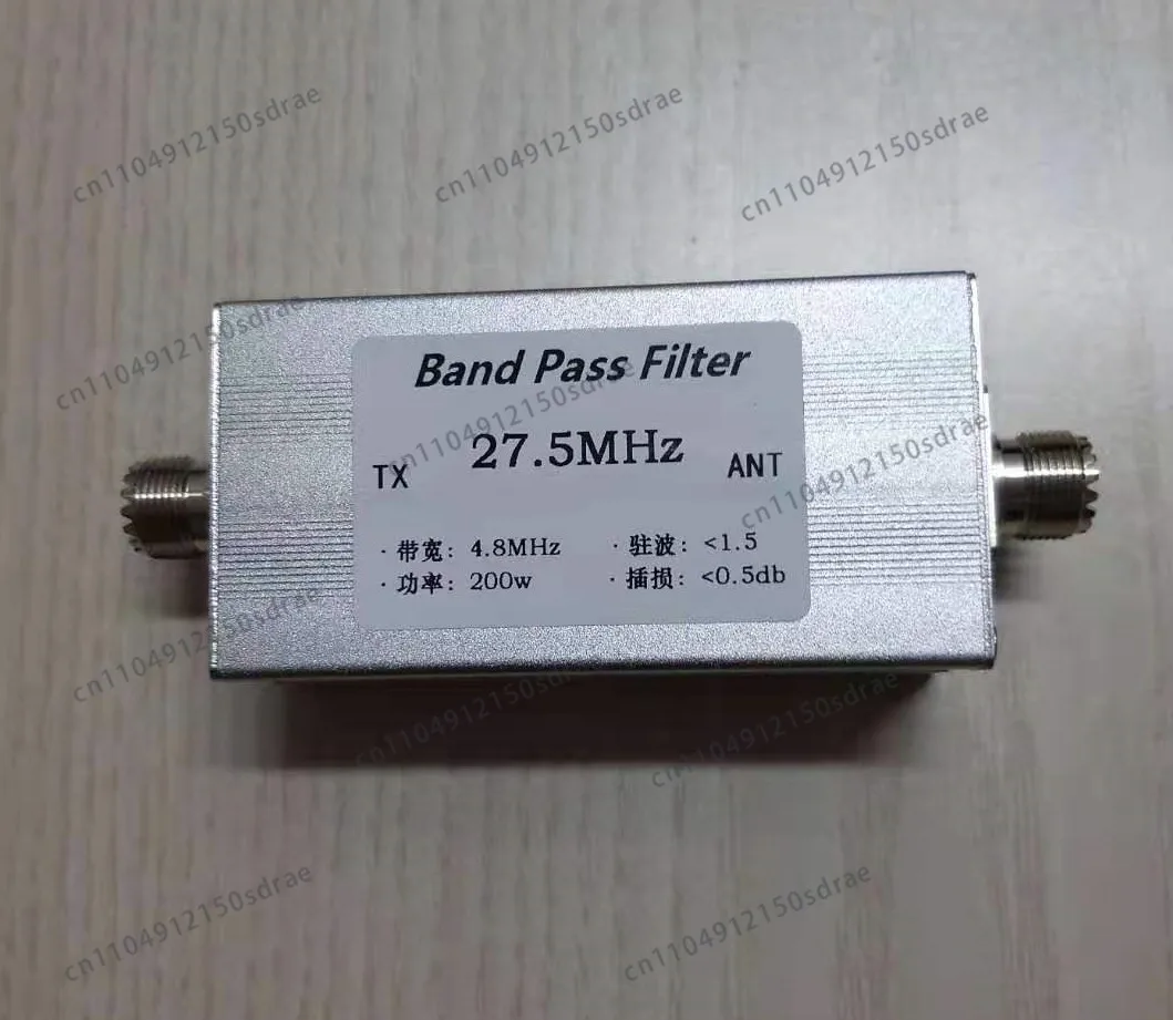 BPF-27.5-200w Shortwave 27.5MHz High Isolation Band Pass Filter Narrow Band BPF 10m Band