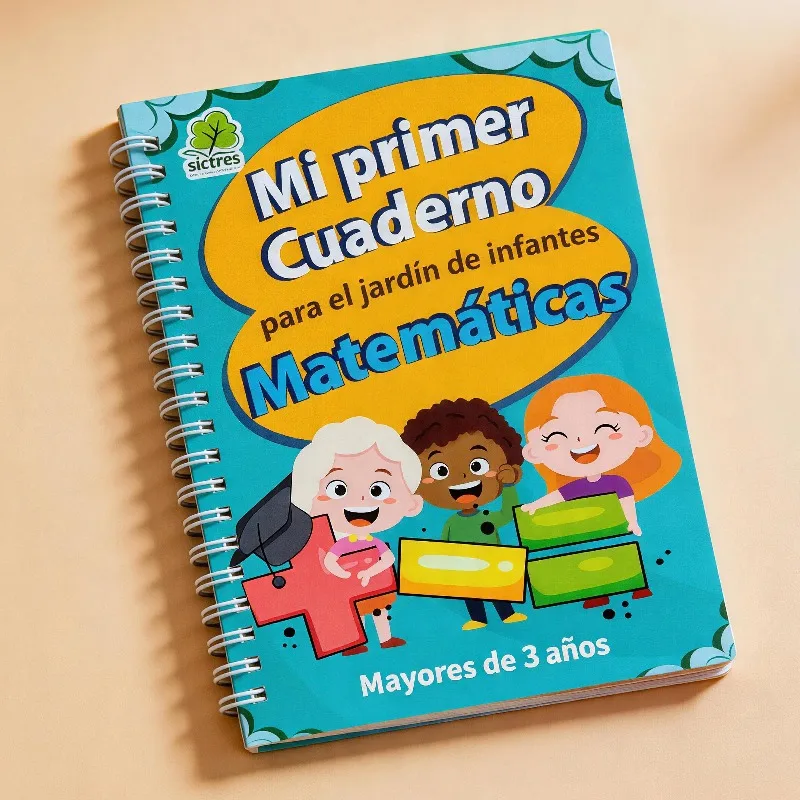 1 Spanish  Writing Groove Practice Book Calligraphy Practice Set Number Writing Activity Copybook Beginner Practice Book