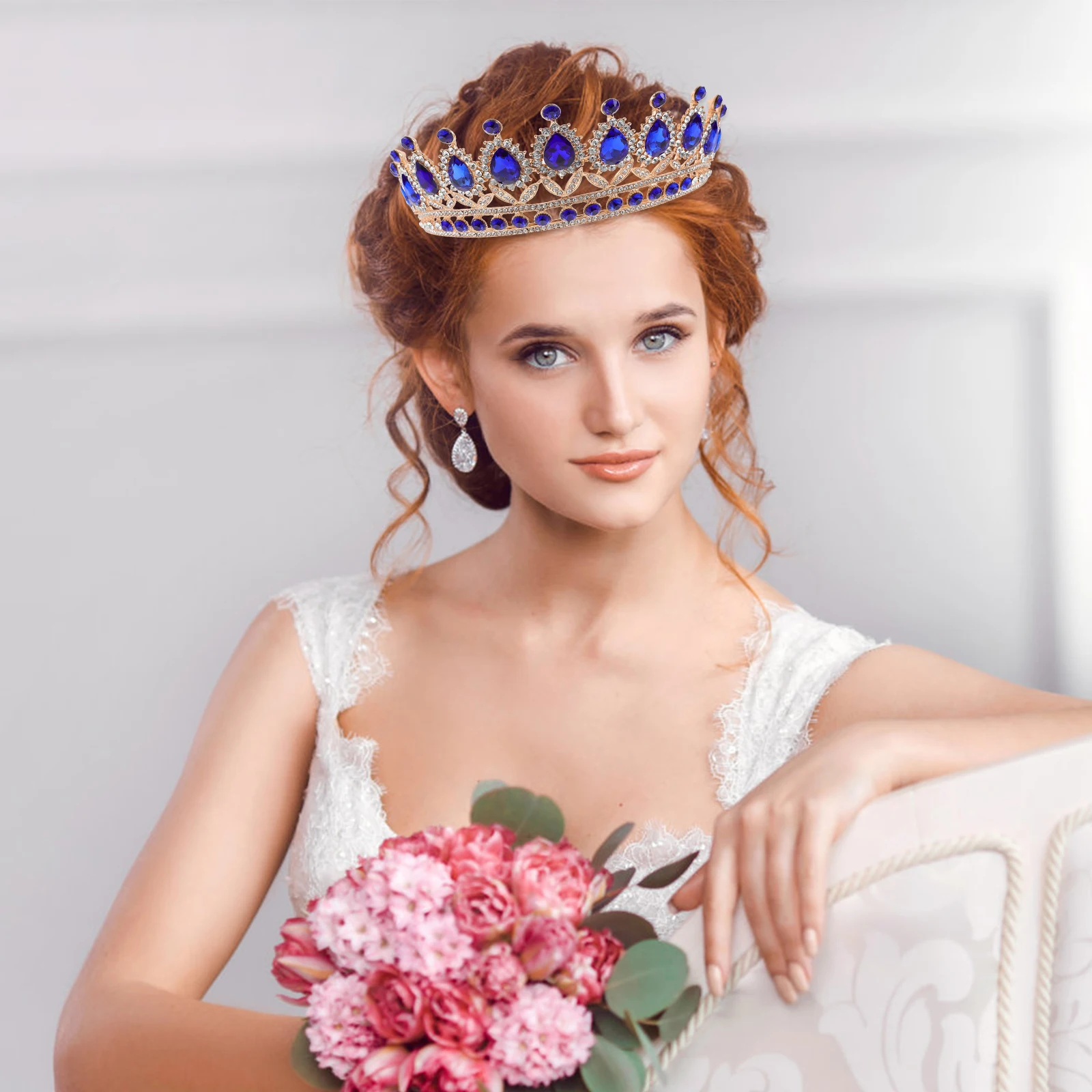 

Charming Bridal Headpiece Wedding Headdress Birthday Women Accessories Pageant Decoration