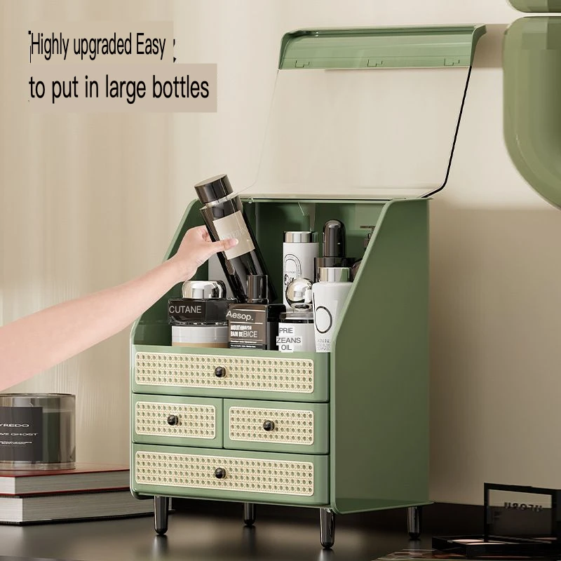 large-capacity-cosmetics-storage-box-drawer-type-dust-proof-covered-dressing-table-skin-care-product-organizer-rack