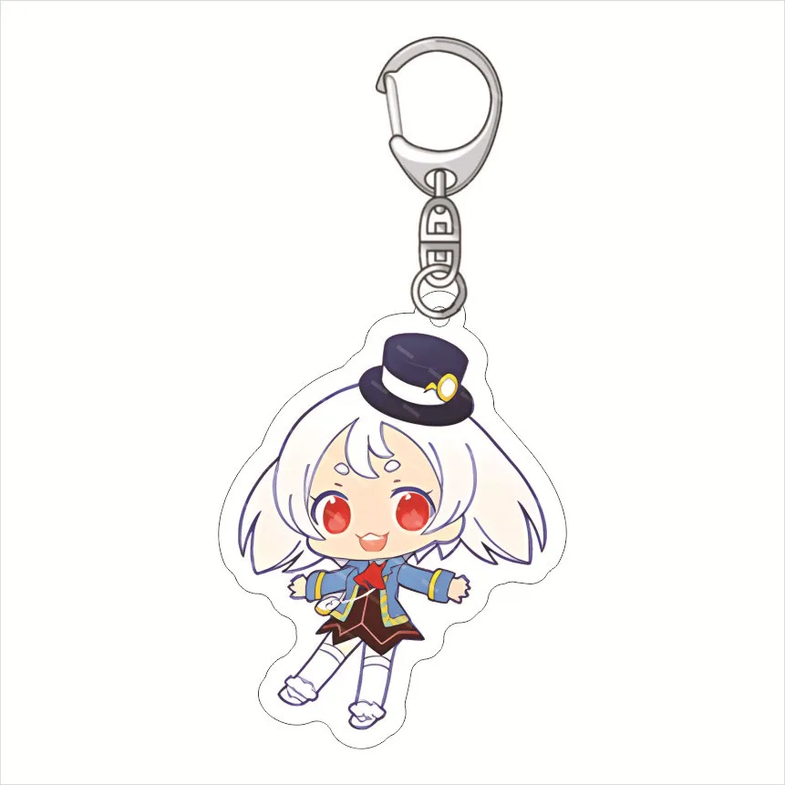 Anime Shangri-La Frontier Kusogee Hunter Kamige Ni Idoman To Su Sunraku Acrylic Figure Keychain Pendant Cosplay Cartoon Keryring