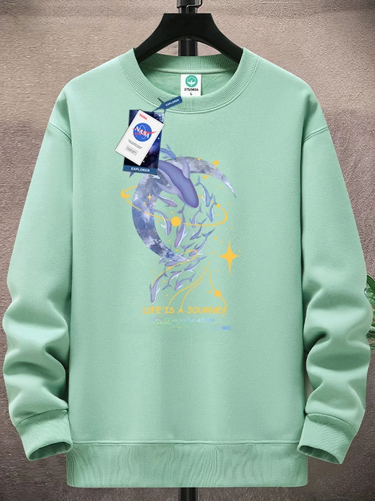 

Мужская толстовка Kingsnake оверсайз с флисовой подкладкой, длинными рукавами и круглым вырезом, утепленная, модная, молодежная, повседневная, осенне-зимняя, стильная