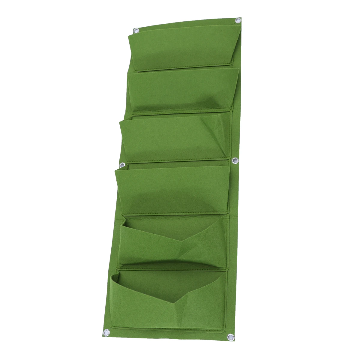 

6 Pockets Planting Bag Non Woven Felt Vertical Garden Planter Reusable Water Retention Gardening Flowers Herbs
