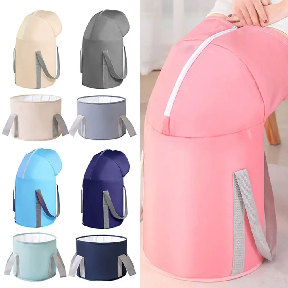 Household Foot Soaking Bag Insulation Bucket With Handle Bath Tub Warm Anti-leak Foldable Bucket Bag Traveling Camping