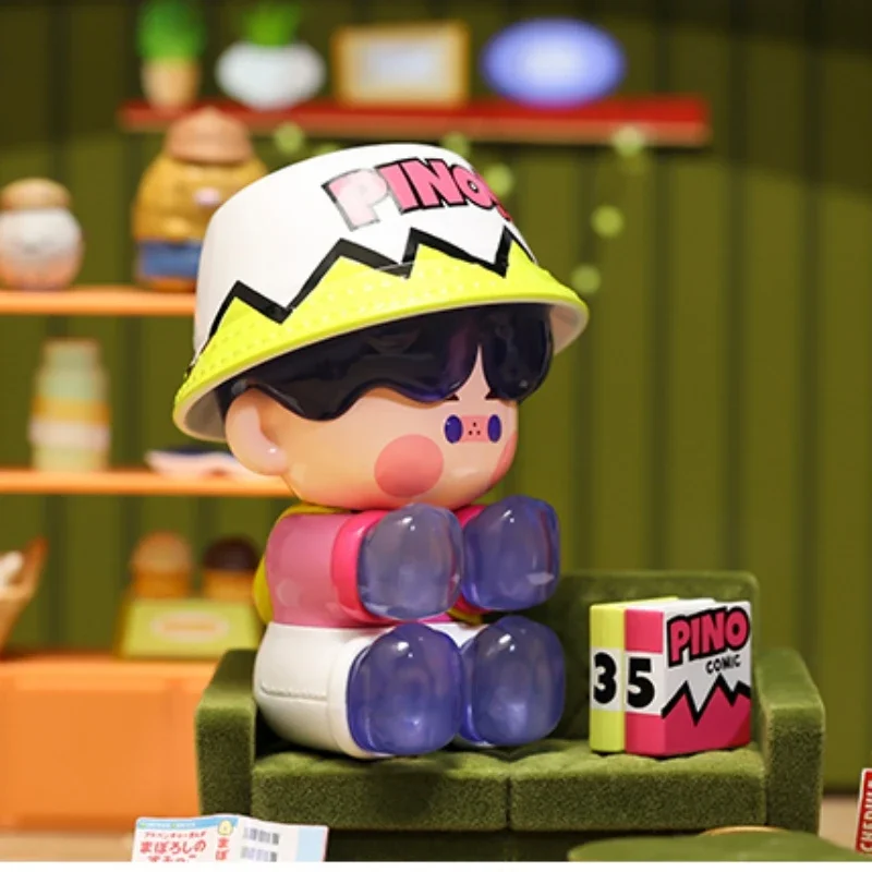 POP MART Pino Jelly Seri Anak Laki-laki Anda Kotak Misteri Asli Kotak Misteri Tas Teka-teki Mainan Boneka Koleksi Ornamen Figur Anime Lucu