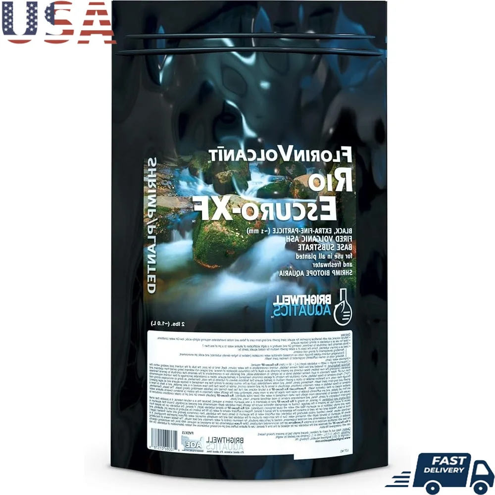 

Extra Fine Volcanic Ash Substrate Freshwater Shrimp Aquatic Plants Low GH Conditions Natural pH Stabilizer 2lbs