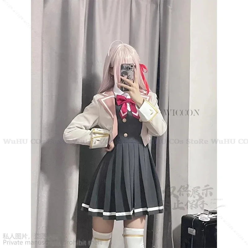 qq98Anime Alya Alisa Mikhailovna Kujou Costume Sometimes Hides Her Feelings In Russian JK School Uniform Cosplay Kawaii