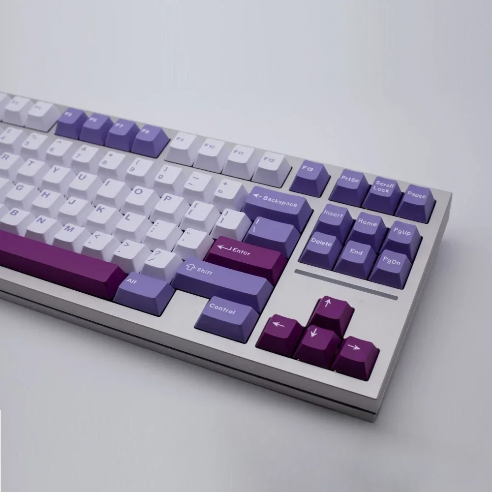 GMK TuZi Theme Keycap 172key Set ABS Two-color Custom Retro Purple Keyboard Cap Cherry Profile Key Cap for Mechanical Keyboard