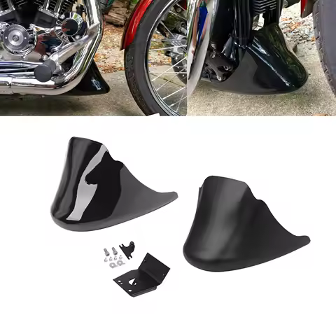 Front Chin Lower Fairing Spoiler Air Dam Protection Cover For Harley Sportster Iron XL 883 XL1200 2004-2014