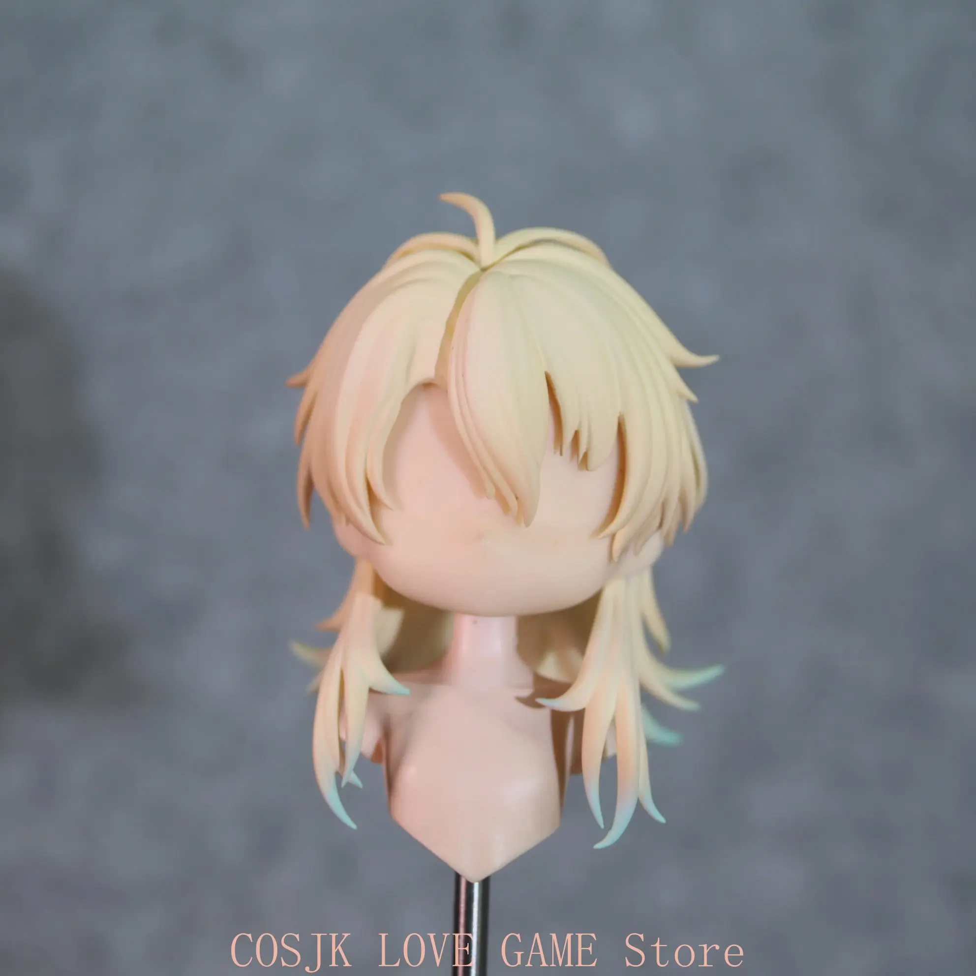 

Anime Wuthering Waves Luuk Herssen Handmade BJD Head Shell OB11 OB22 Hair Wig Detachable Game Cosplay Cute Props Halloween