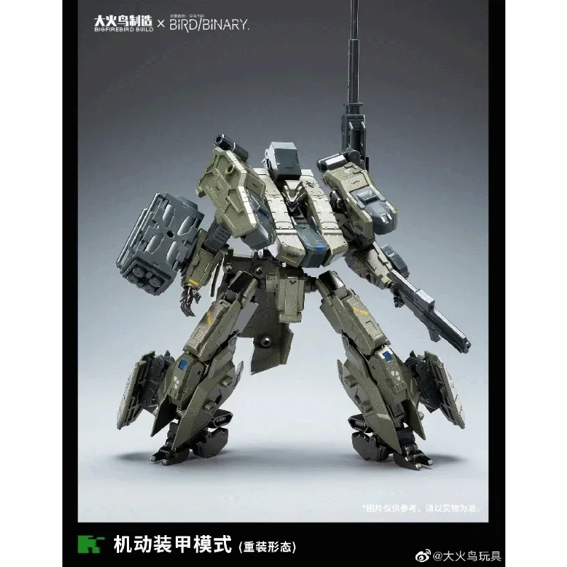 Bigfirebird Build BV-01 TYPE-N BV-02R Binary Moveable Deformable Robot Toy In Stock