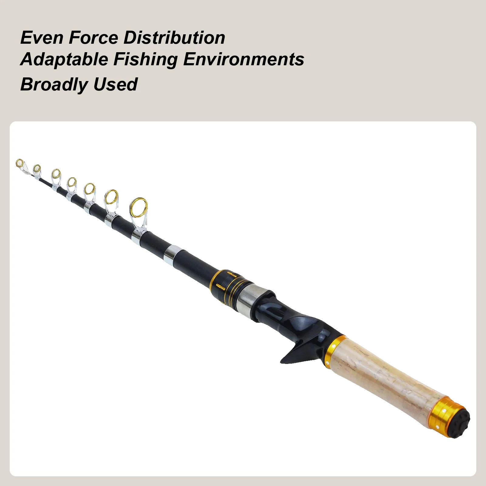 

Телескопическая удочка, пресноводные удочки для форели, портативные рыболовные снасти, гладкая кастинговая палочка для морской реки, озера, банка