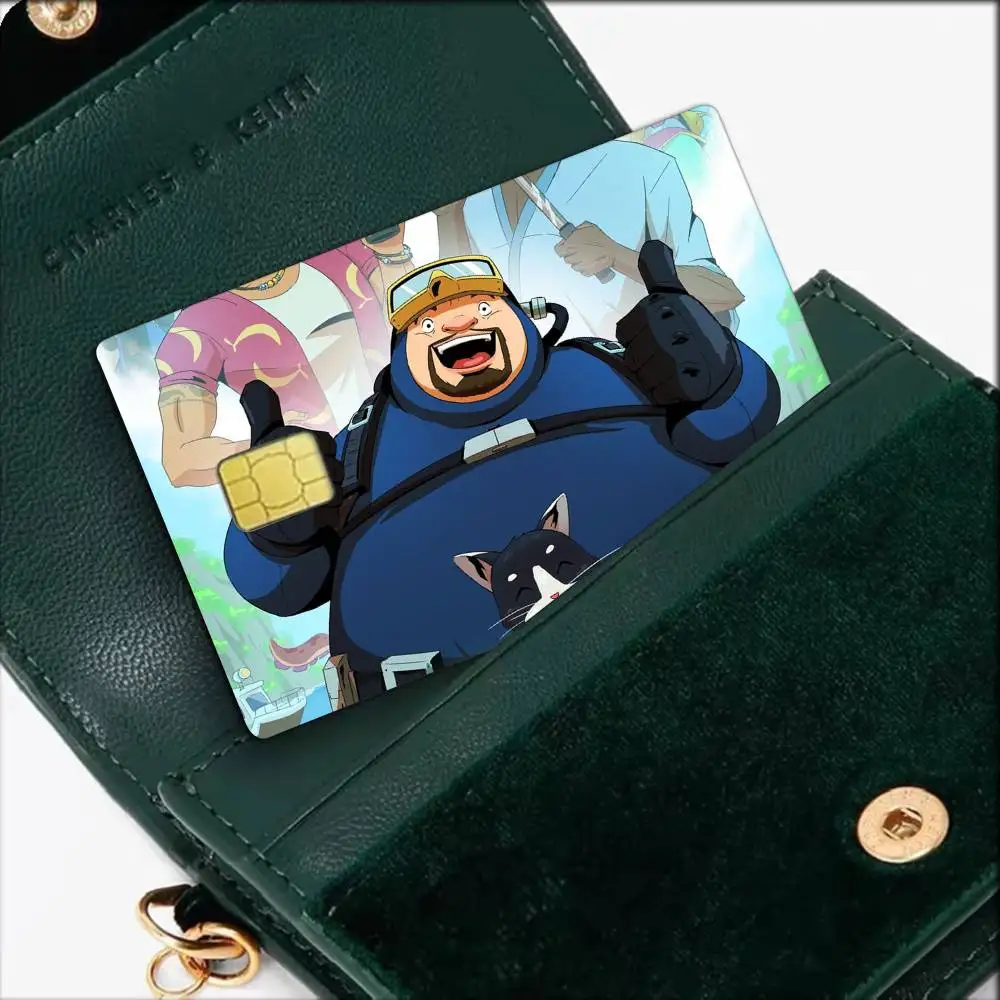 game 2026 DAVE THE DIVER   Waterproof Film Skin Cover Credit Card Stickers Debit Front Bank Bus Pass
