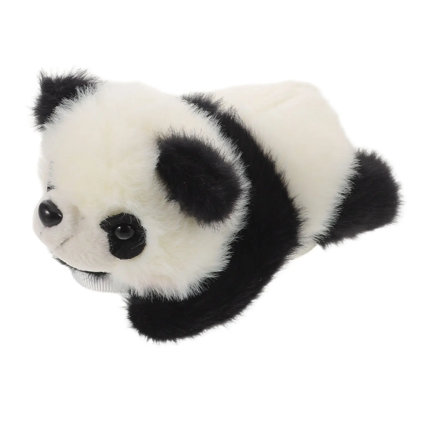 Adorable Cartoon Magnetic Panda Shoulder Stuffed Animal Lying Down Soft Stuffed Animal Birthday Gift Plushies
