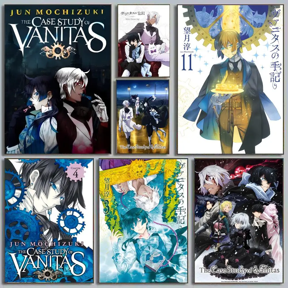 The Case Study Of Vanitas Vanitas Memento Mori Steampunk Vampire Painting Calligraphy Poster Eco-Friendly Decor Frameless Canvas