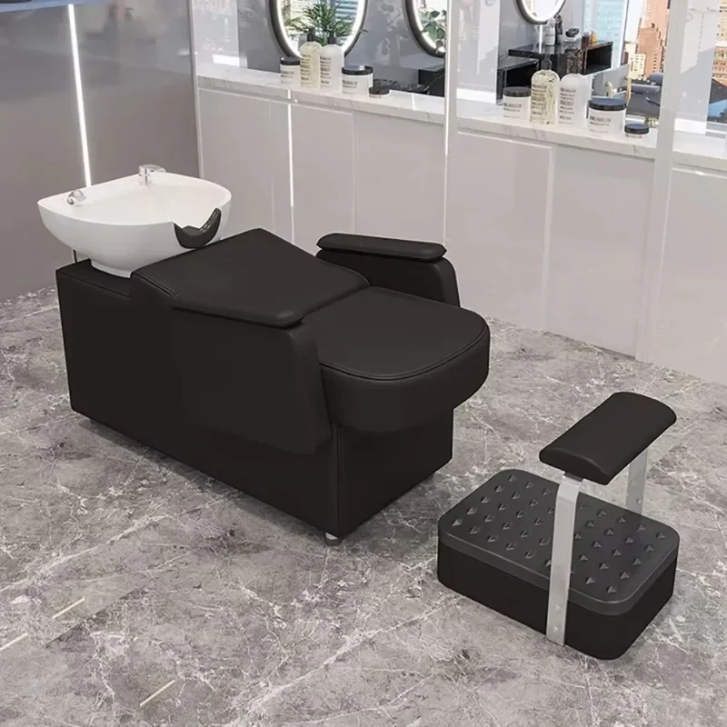 

Fashion Delicacy Shampoo Bed Nordic Modern Ergonomic Simple Shampoo Recliner Unique Luxury Cadeira De Barbearia Salon Furniture