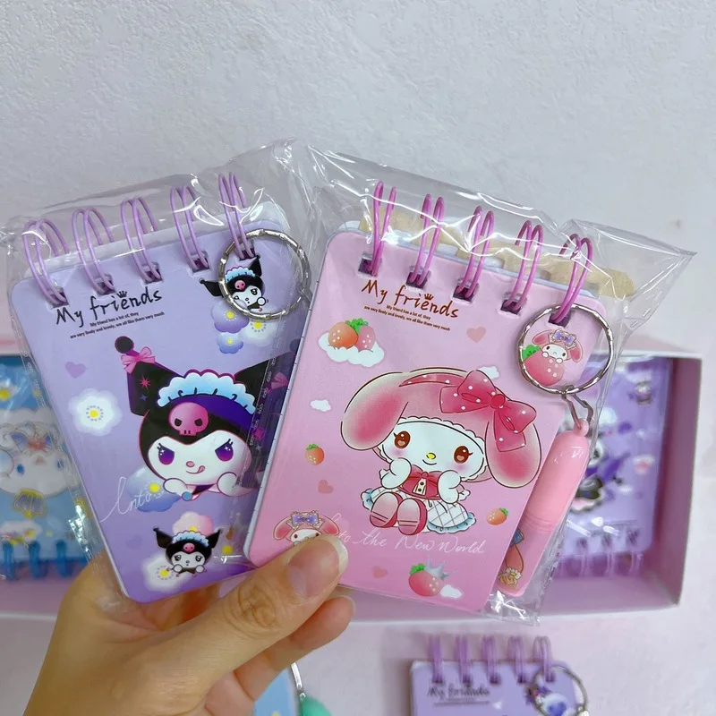 Imagem -06 - Coil Notebook Ballpoint Pen Grupo Bonito dos Desenhos Animados Papelaria Kawaii Escola Novo 12 Pcs 24 Pcs Sanrio-a7