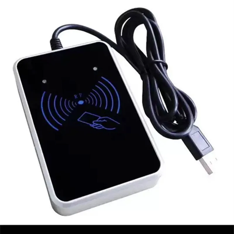 USB Port 125Khz or 13.56Mhz Mifare RFID Contactless Proximity Smart USB Magnetic Card Reader for Access Control System