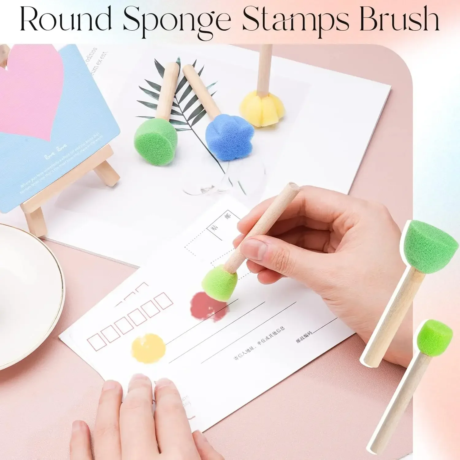 Sponge Stamps Mini Painting Brush 3