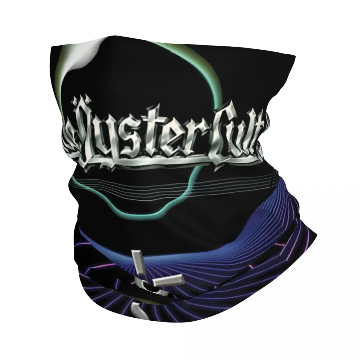 Fans Bandana Neck Cover Motorcycle Club B-Blue Oyster Cult Wrap Scarf Balaclava Hiking Unisex Adult Washable