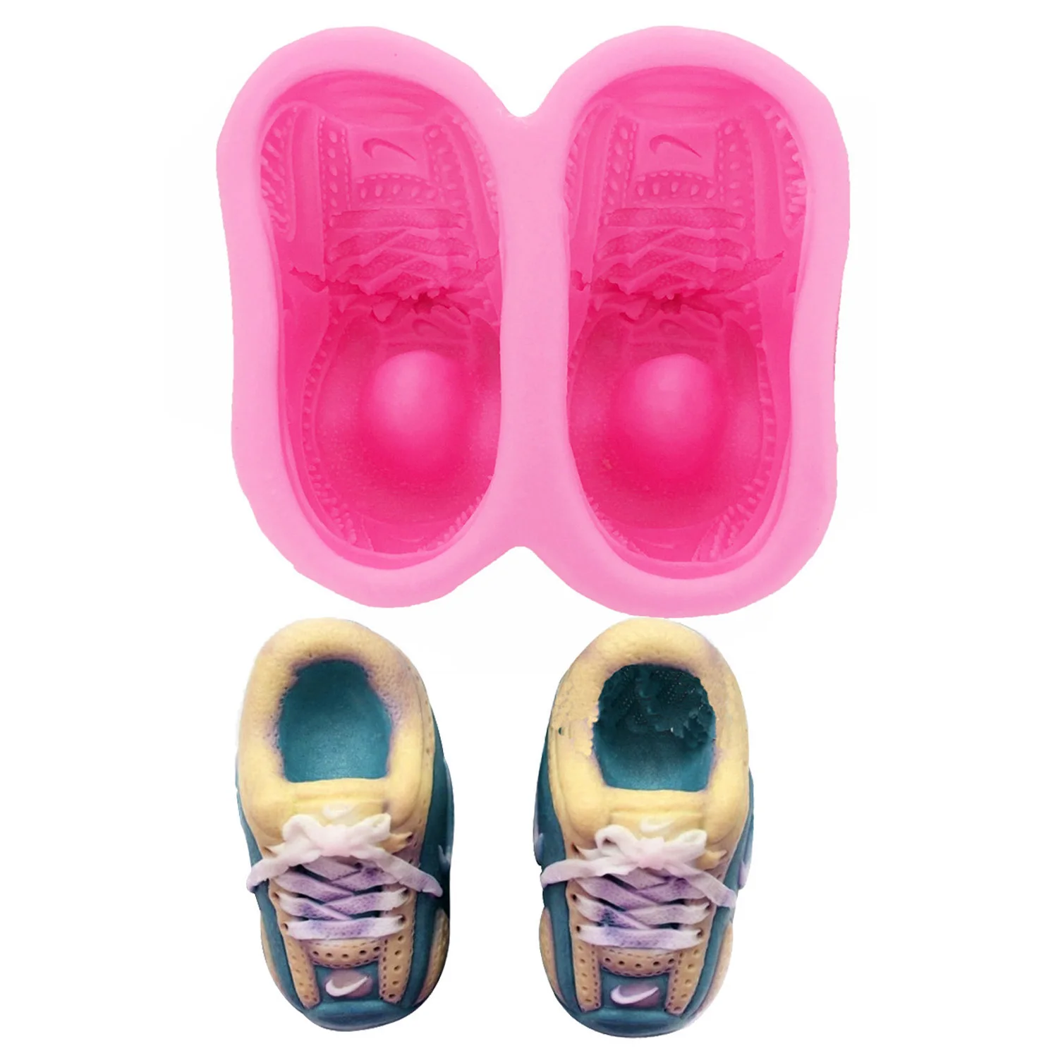 Shoe Silicone Mold Dress Shoe Shape for Soap Candle Plaster DIY Craft Gift Art Making Supplies